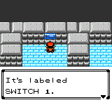 Screenshot of Pokémon Crystal in the underground tunnel